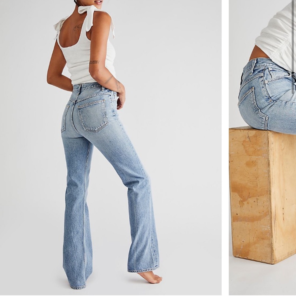 Agolde vintage flare jeans in clamor